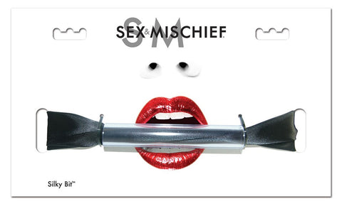 Sportsheets Sex & Mischief Silky Bit Gag with Removable Bit - Bondage Gags and Bits