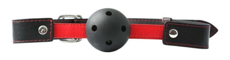 Sportsheets Sex and Mischief Hush Ball BDSM Mouth Gag Breathable Design - Bondage Gags and Bits