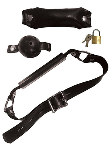Sportsheets Sexperiments Switch Out Silencer Kit with Interchangeable Gags - Bondage Gags and Bits