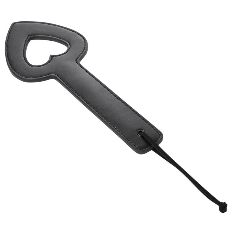 Sportsheets Shadow Heart Paddle BDSM Impact Play with Wrist Strap - Paddles And Slappers