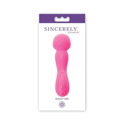 Sportsheets Sincerely Body Wand Vibrator Pink 10 Vibration Modes - Body Wands