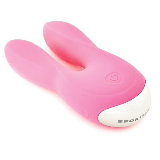 Sportsheets Sincerely Peace Personal Silicone Vibrator Pink Dual Motor - - Personal Massagers