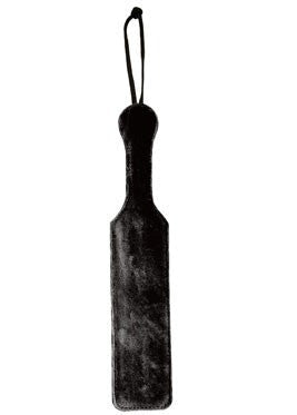 Sportsheets Leather Paddle W/Black Fur Side Dual Sensation Impact Play - Paddles And Slappers