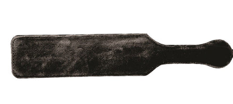 Sportsheets Leather Paddle W/Black Fur Side Dual Sensation Impact Play - Paddles And Slappers