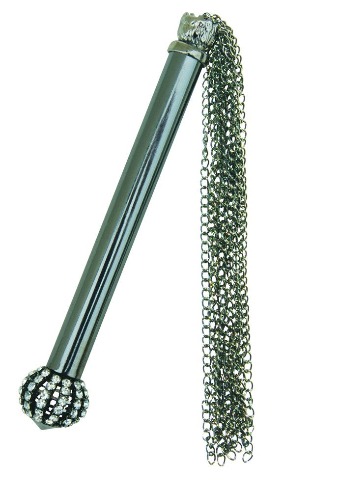Sportsheets Midnight Jeweled Chain Tickler Sensation Sex Toy with Jeweled Crown - Ticklers