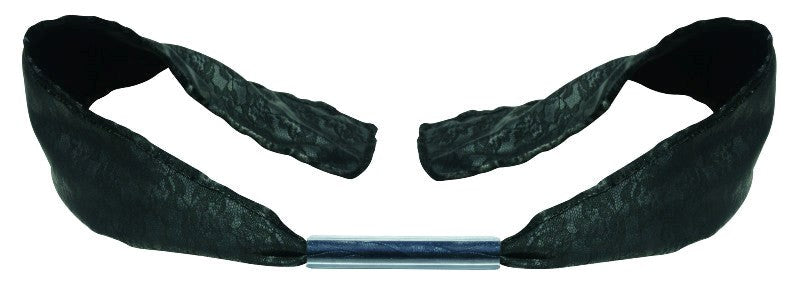 Sportsheets Midnight Lace Bit Gag Sensual Oral Restraint with Lace - Bondage Gags and Bits
