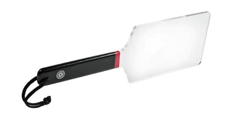 Sportsheets Saffron Acrylic Paddle Clear 4mm Impact Surface for BDSM - Paddles And Slappers
