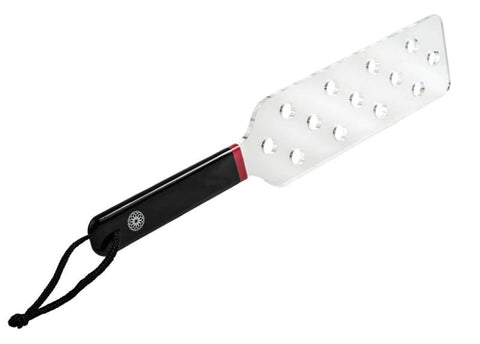 Sportsheets Saffron Acrylic Spanker with Die Cut Holes for Impact Play - Paddles And Slappers