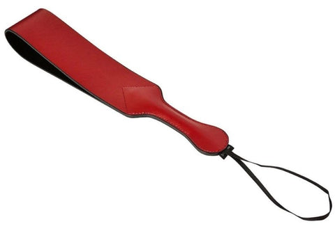 Sportsheets Saffron Loop Paddle PU Leather Impact Play Adult Toy - Paddles And Slappers