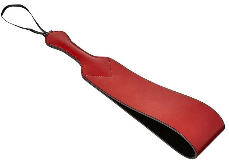 Sportsheets Saffron Loop Paddle PU Leather Impact Play Adult Toy - Paddles And Slappers