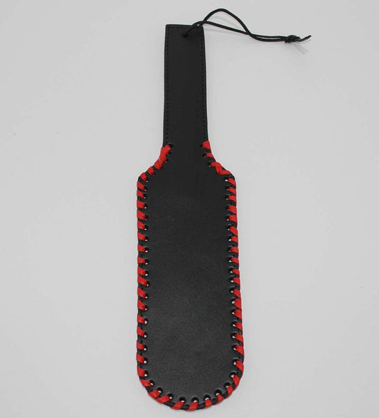 Hells Couture Station House Rectangular Paddle Leather BDSM Impact Play - - Paddles And Slappers