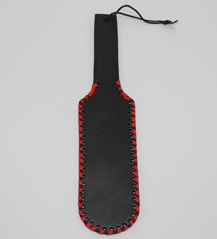 Hells Couture Station House Rectangular Paddle Leather BDSM Impact Play - Paddles And Slappers