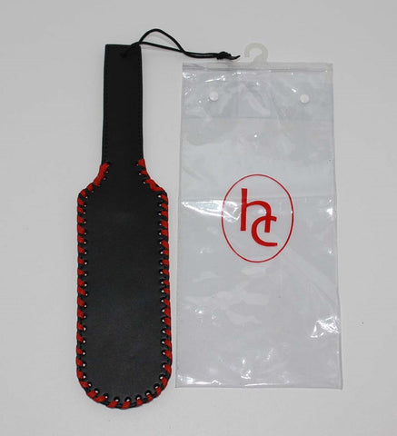 Hells Couture Station House Rectangular Paddle Leather BDSM Impact Play - Paddles And Slappers