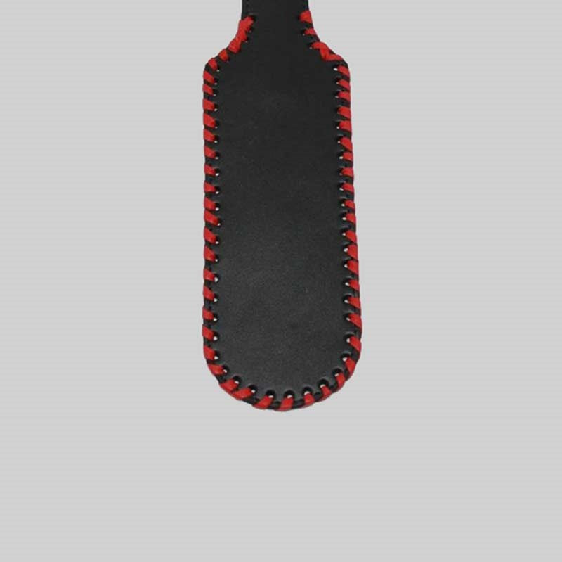 Hells Couture Station House Rectangular Paddle Leather BDSM Impact Play - - Paddles And Slappers