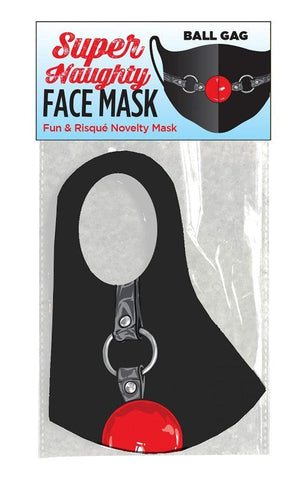 Little Genie Super Naughty Ball Gag Mask for Roleplay and Bondage - Bondage Gags and Bits