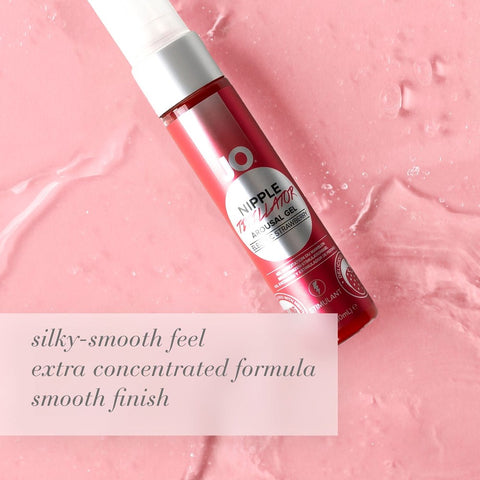 System Jo Nipple Titillator Arousal Gel Strawberry 30ml Cooling Sensation - Water Based Lubes