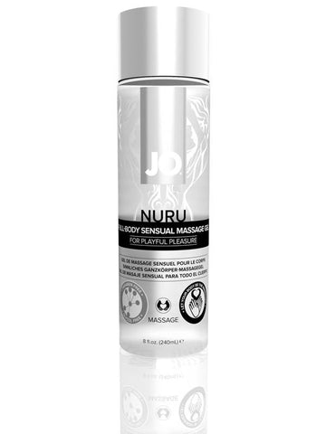 System Jo Nuru Full Body Sensual Massage Gel 240ml Ultra Slick Formula - Massage Oils and Lubricants