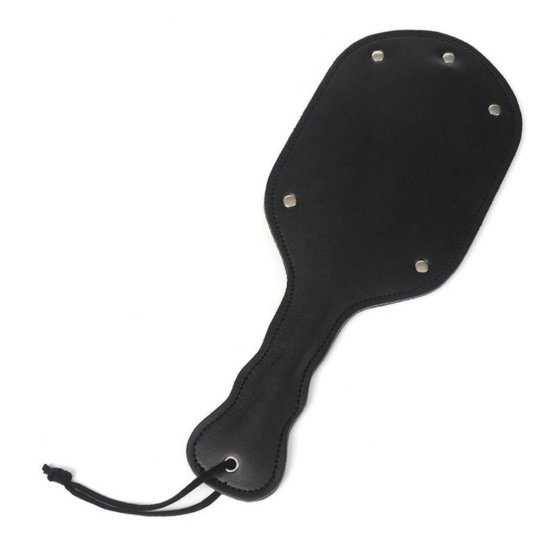 Hells Couture TabuToys Ping Pong Wide Leather Paddle for Impact Play - - Paddles And Slappers