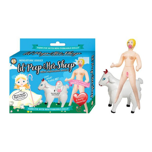 LIL' PEEP and Her Sheep Blow Up Dolls - - Party Gifts and Novelties