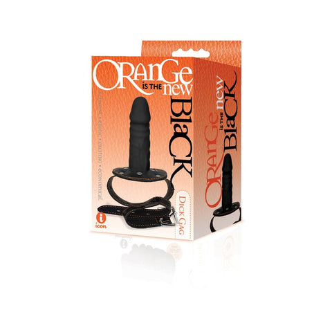 Icon Brands The 9s Orange Is The New Black Dick Gag with Silicone Design - Bondage Gags and Bits