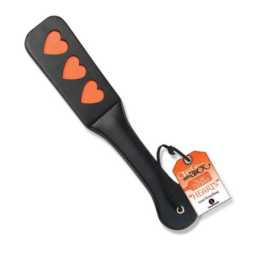 Icon Brands The 9s Orange Is The New Black Slap Paddle Heart BDSM Paddle - - Paddles And Slappers