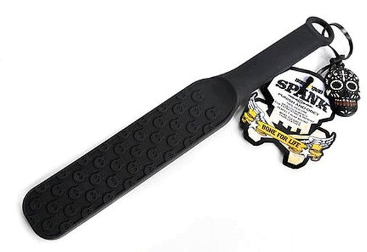 C1R Releasing The Spank Paddle Silicone Impact Sex Toy with Skull Design - - Paddles And Slappers