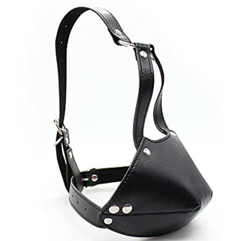 Thin Bondage Face Harness & Ball Gag - Bondage Gags and Bits