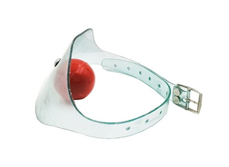 BDStyle Transparent String Mouth Red Ball Gag Transparent Bondage Restraint - Bondage Gags and Bits