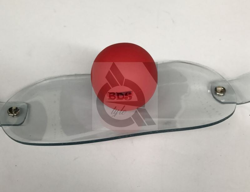 BDStyle Transparent String Mouth Red Ball Gag Transparent Bondage Restraint - Bondage Gags and Bits