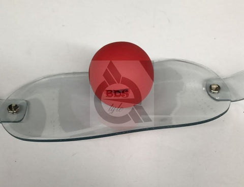 BDStyle Transparent String Mouth Red Ball Gag Transparent Bondage Restraint - Bondage Gags and Bits