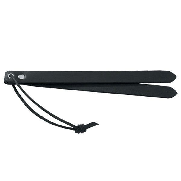 Spartacus Enterprises Two Strap Slapper Leather Impact Sex Toy - - Paddles And Slappers