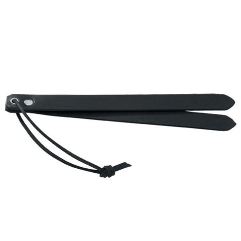 Spartacus Enterprises Two Strap Slapper Leather Impact Sex Toy - Paddles And Slappers