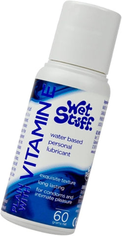 Gel Works Wet Stuff Vitamin E Water Based Lubricant Enhanced Glide - Water Based Lubes