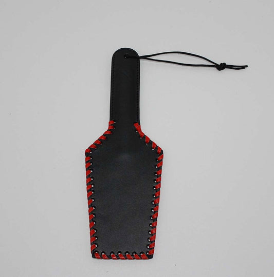 Hells Couture Whip it baby Rectangular 32cm Leather Paddle BDSM Impact - - Paddles And Slappers