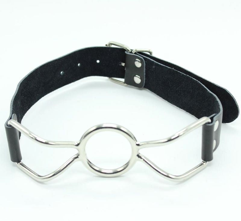 BDStyle Wolfspider Metal O Ring Gag Metal with Spider Wire Design - Bondage Gags and Bits