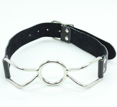 BDStyle Wolfspider Metal O Ring Gag Metal with Spider Wire Design - Bondage Gags and Bits