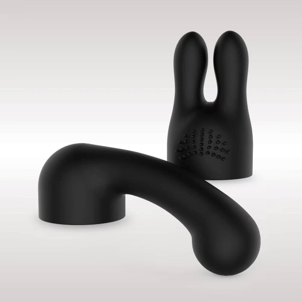Xgen Products Bodywand Curve Vibrator Accessory Dual Attachment Set - - Vibrator Accessories