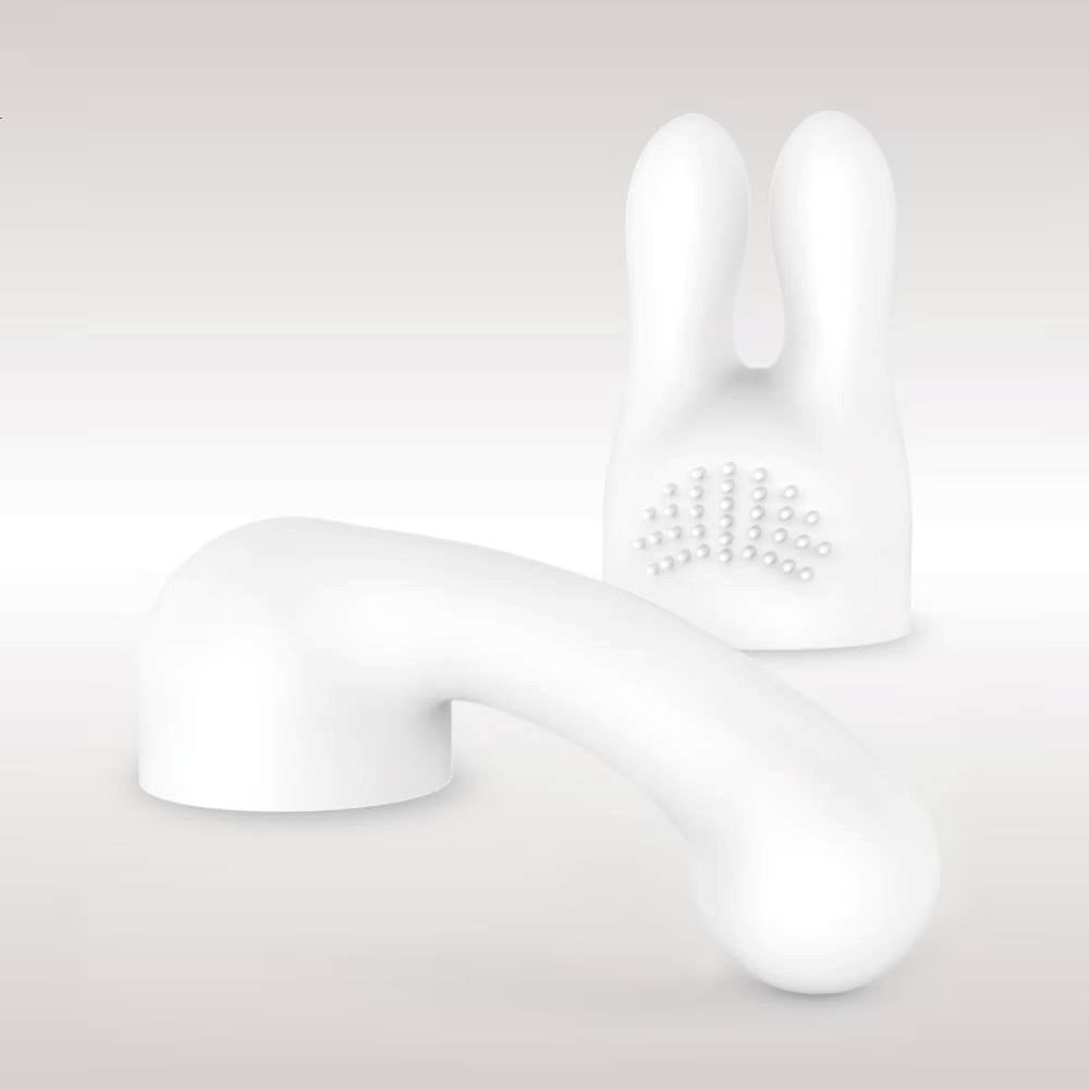 Xgen Products Bodywand Curve Vibrator Accessory Dual Attachment Set - - Vibrator Accessories