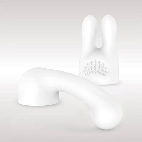 Xgen Products Bodywand Curve Vibrator Accessory Dual Attachment Set - Vibrator Accessories