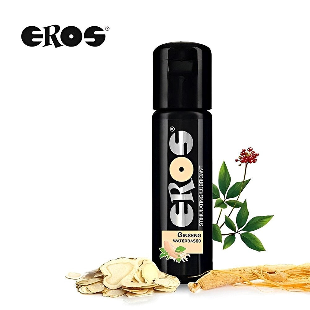 Eros Ginseng Water Based Lubricant 100ml with Stimulating Extract - - Water Based Lubes
