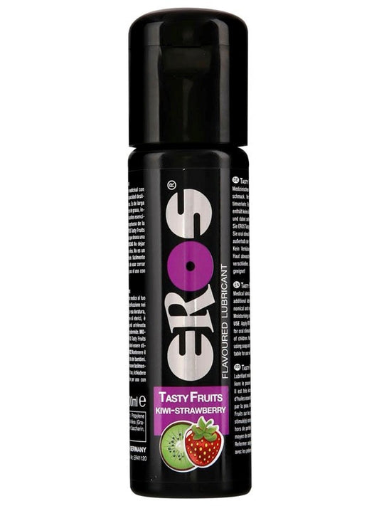 Eros Tasty Fruits KIWI STRAWBERRY 100ml Flavored Lubricant - - Water Based Lubes