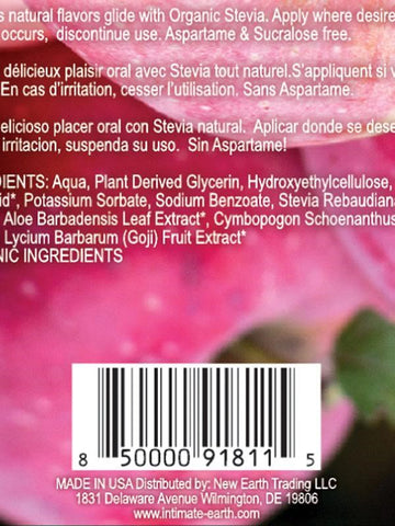 Intimate Earth Cheeky Apples 3ml Foil Natural Apple Flavored Glide - Massage Oils and Lubricants