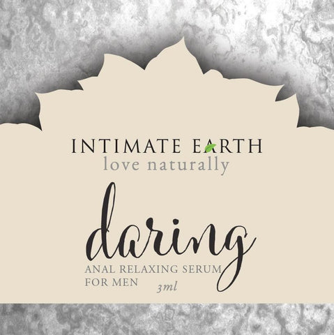 Intimate Earth Daring Anal Relax Serum 3ml Foil Natural Organic Formula - Anal Lubes