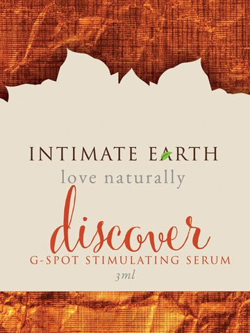 Intimate Earth Discover G Spot Serum 3ml Foil G Spot Enhancement Serum - Massage Oils and Lubricants