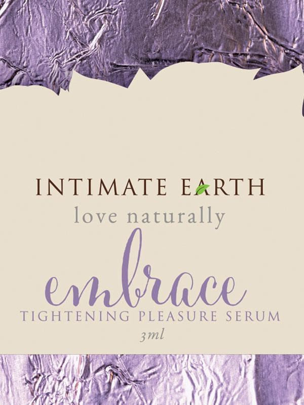 Intimate Earth Embrace Tightening Serum 3ml Foil Natural Vaginal Enhancement - - Massage Oils and Lubricants