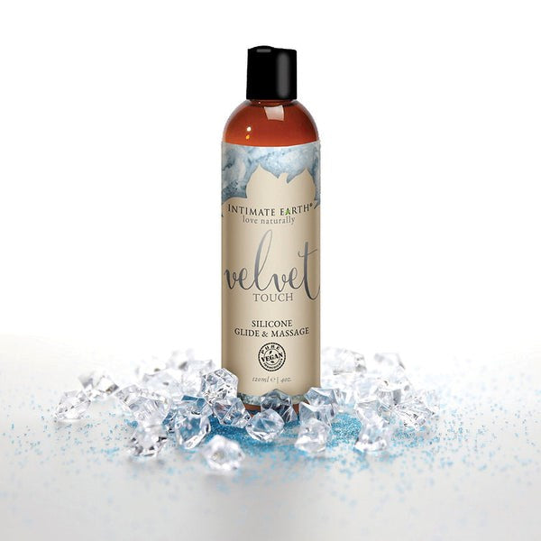 Intimate Earth Velvet Touch Silicone Glide and Massage 60ml Long Lasting Lube - - Silicone Based Lubes