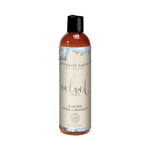 Intimate Earth Velvet Touch Silicone Glide and Massage 60ml Long Lasting Lube - Silicone Based Lubes