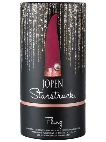 California Exotics Jopen Starstruck Fling Luxurious Silicone Teaser Vibrator - Personal Massagers