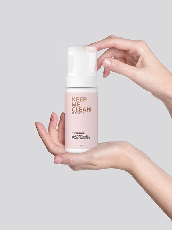 Luvloob Keep Me Clean Foam Cleanser 100ml Antibacterial Sex Toy Cleaner - - Adult Toy Cleaner