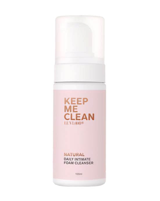 Luvloob Keep Me Clean Foam Cleanser 100ml Antibacterial Sex Toy Cleaner - - Adult Toy Cleaner